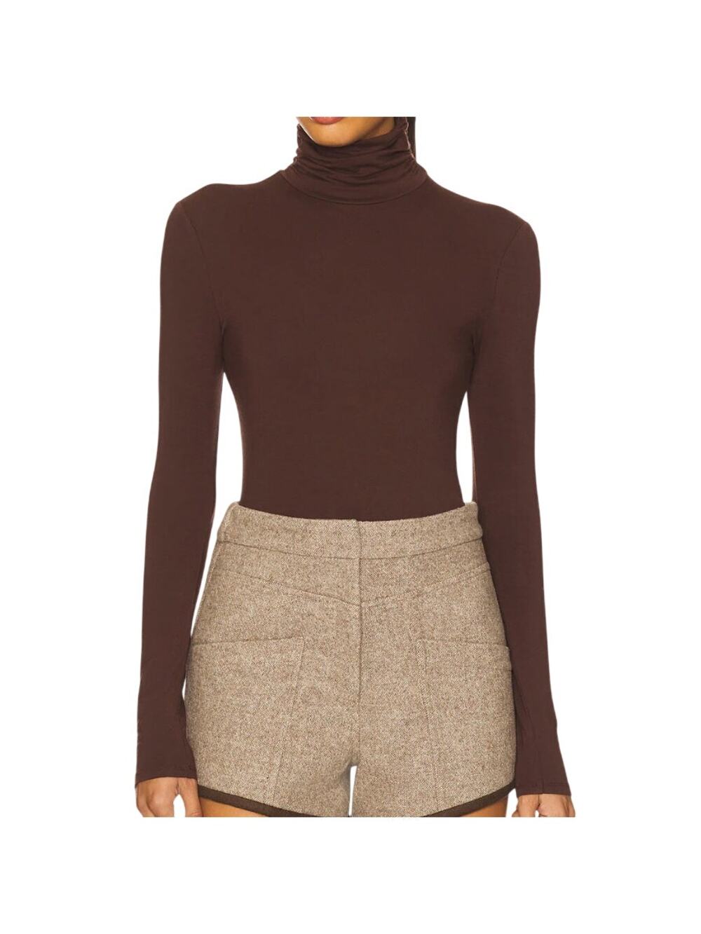 ALL THE WAYS Maia Top in Brown, Size XS